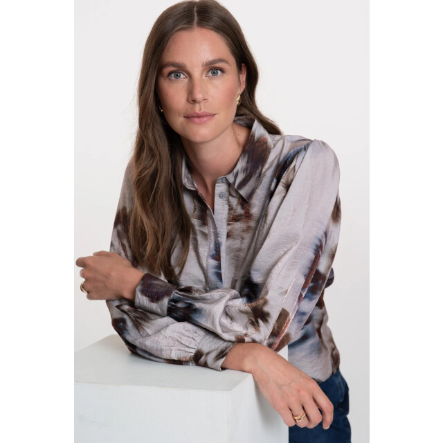 Geisha 53936-20 925 blouse grey/blue 53936-20 925 large