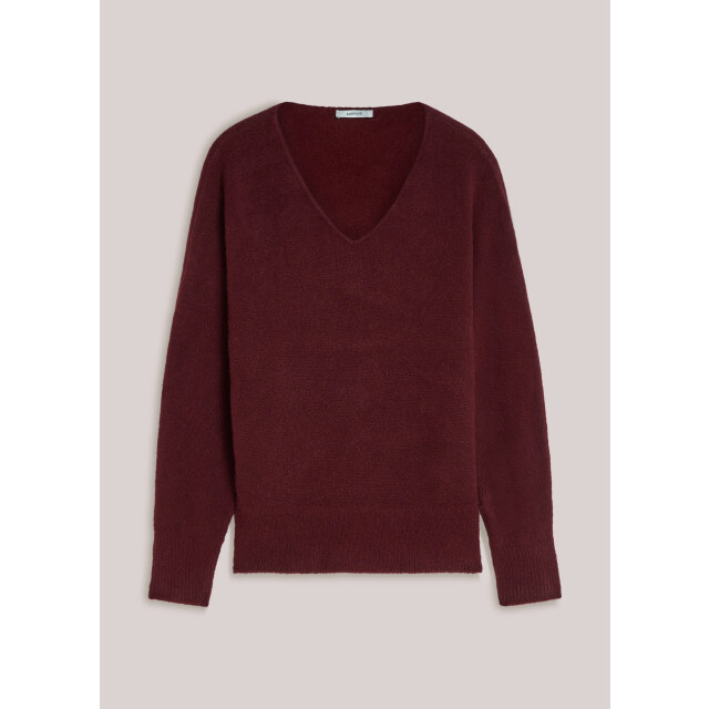 Summum 7s7927-7975 558 oversized sweater wool elastane blend knit merlot 7s7927-7975 558 large