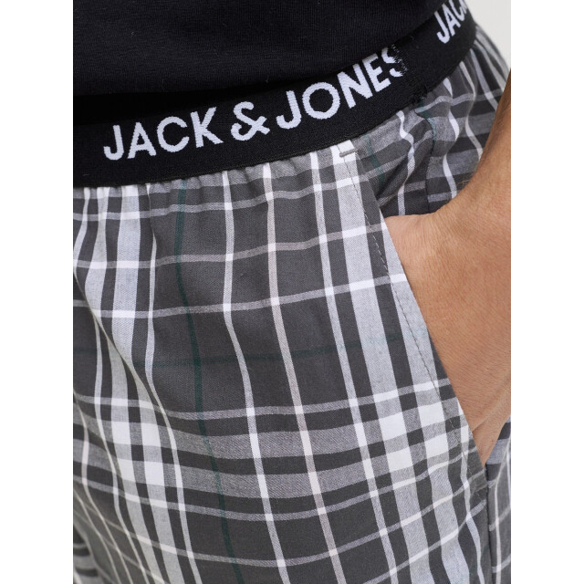 Jack & Jones Heren pyjamaset giftbox jacluca geruit zwart 12266993-Black P Asphalt check large