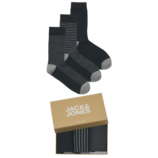 Jack & Jones Heren sokken jacordinary 3-pack giftbox donker 12287086 large
