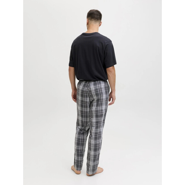 Jack & Jones Heren pyjamaset giftbox jacluca geruit zwart 12266993-Black P Asphalt check large