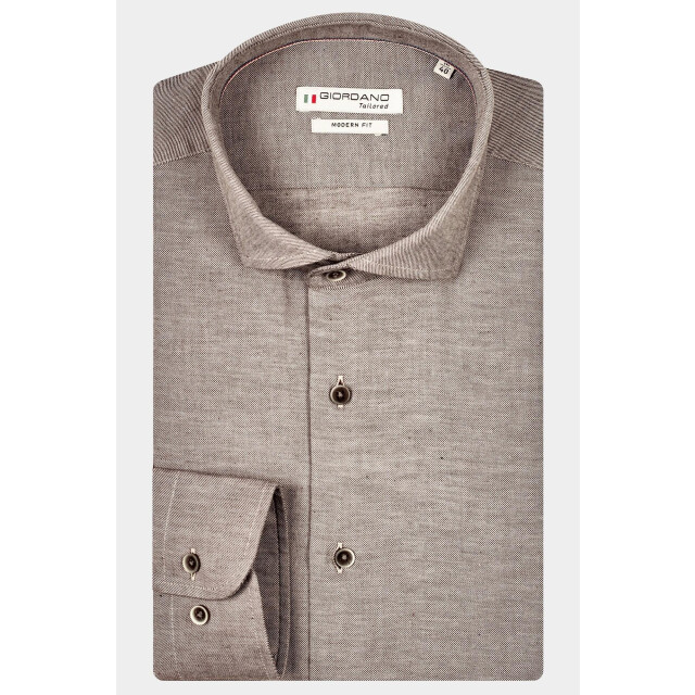 Giordano Casual hemd lange mouw row, ls cutaway melange two t 427808/80 186241 large