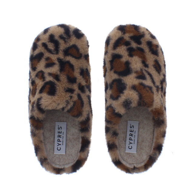 Cypres Yosra luipaard muil | dames | | maat: | stof en immitatieleer 110421 large