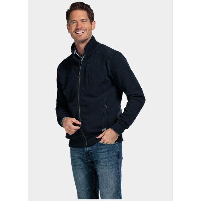 Baileys Vest sweat cardigan zip hi-low st 522230/60 200340 large