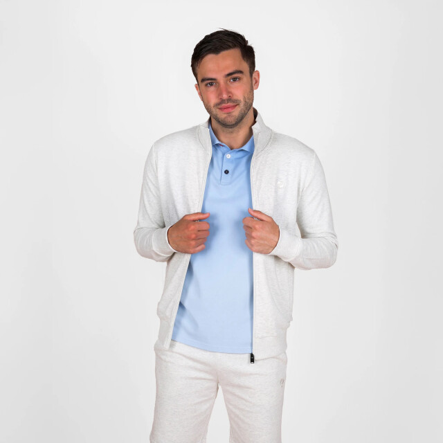 Q1905 Sweatvest blokland grijs QM2653063-006-1 large