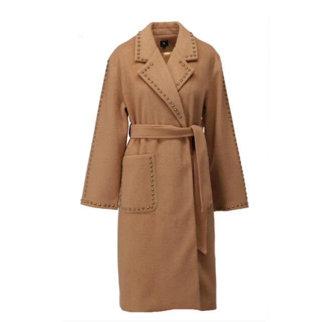 K-Design Jas met studs b900- B900-camel large