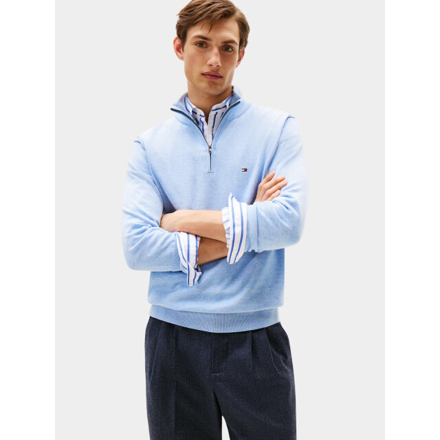 Tommy Hilfiger Half zip essential cotton zip mock mw0mw37331/dvd 199157 large