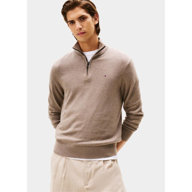 Tommy Hilfiger Half zip pima org ctn cashmere zip moc mw0mw28049/hi3 199146 large