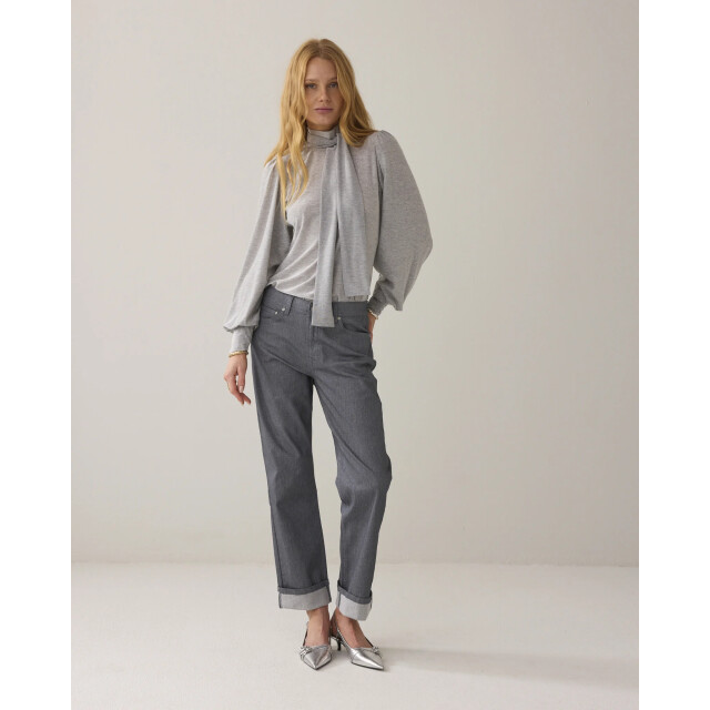 Summum 3s5235-30644 825 top scarf soft lurex mid grey 3s5235-30644 825 large