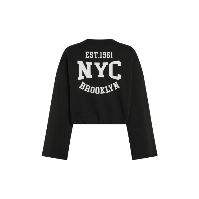 Penn & Ink W25t1212ltd 90-05 penn&ink cardigan print black ecru W25T1212LTD 90-05 large