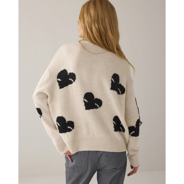 Summum 7s7960-70052 122 sweater instarsia knit ivory 7s7960-70052 122 large