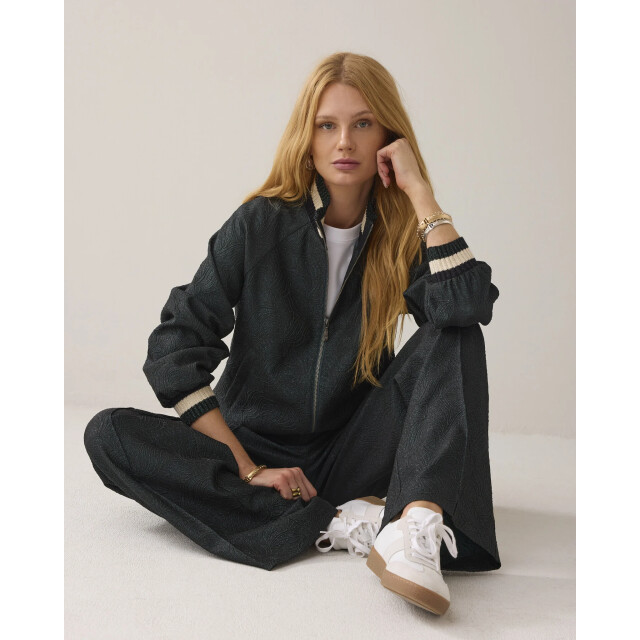 Summum 1s1273-12333 650 bomber jacket glitter jacquard emerald green 1s1273-12333 650 large