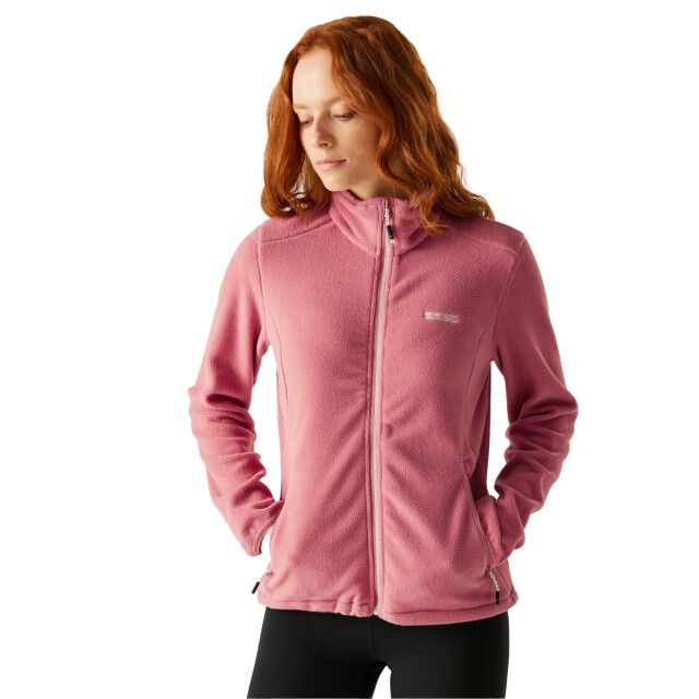 Regatta Dames floreo iv full zip fleece jas UTRG7390_dustyrose large