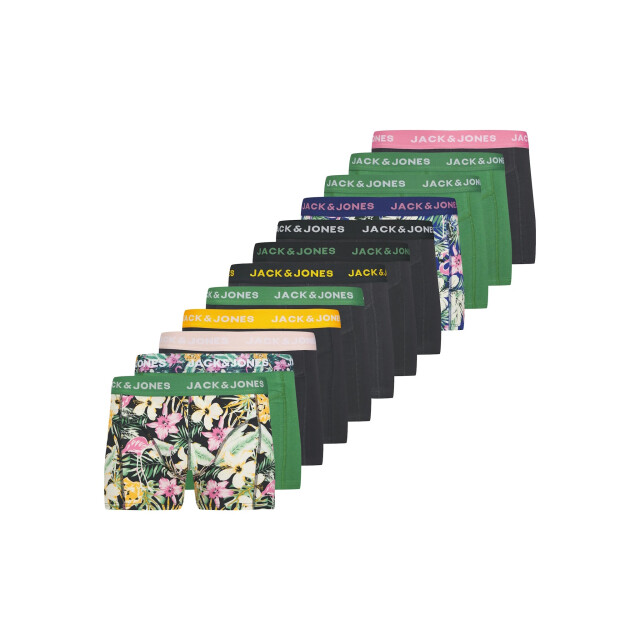 Jack & Jones Heren boxershorts trunks jacfred flamingo 12-pack 12283405 large