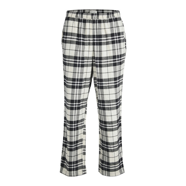 Jack & Jones Heren pyjamabroek flanel lange pijpen jacrimon pants geruit 12182711-Moonbeam large