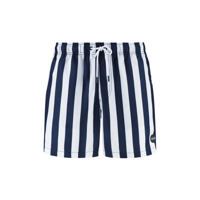 Shiwi Heren zwemshort broad stripe donkerblauw/wit 1441100200-6857 large