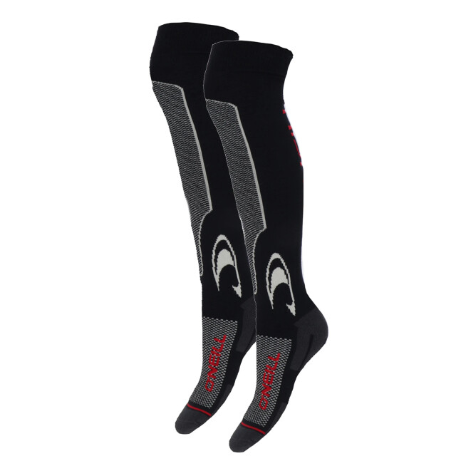 O'Neill Dames/heren skisokken 1-paar black coral 789031-Black-Coral large