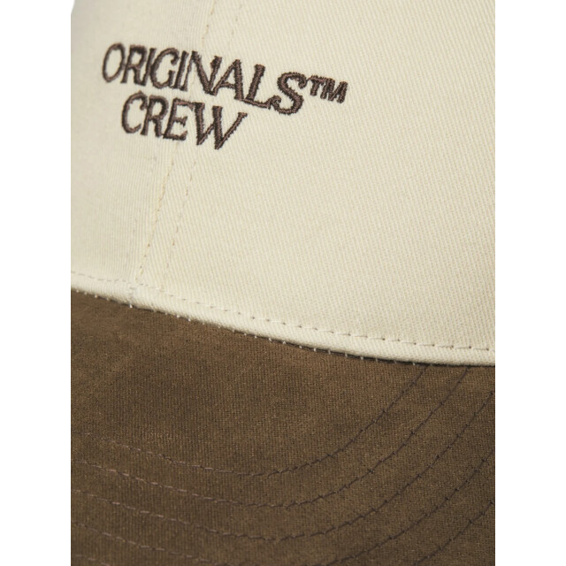 Jack & Jones Heren baseball cap jaccrew crèmewit 12263533 large