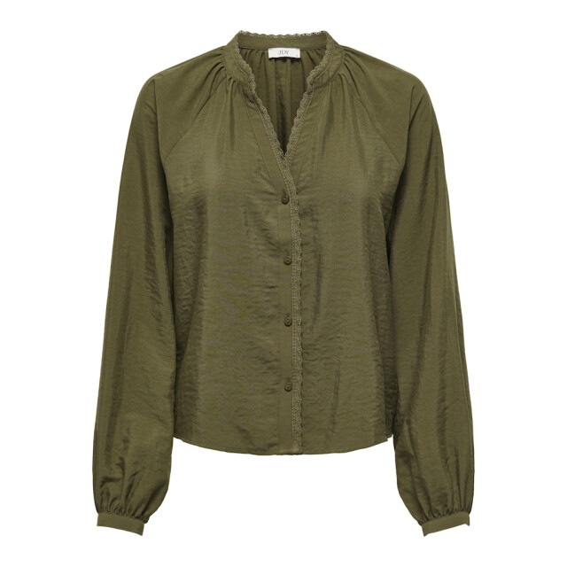 Jacqueline de Yong Jdyloli ls lace shirt wvn dia army 4309.26.0004 large