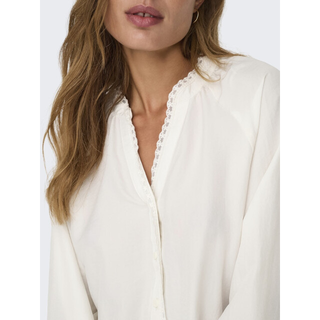 Jacqueline de Yong Jdyloli ls lace shirt wvn dia off-white 4309.02.0037 large