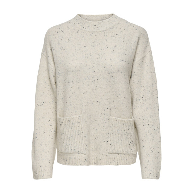 Jacqueline de Yong Jdyvirginia life ls hn pocket pull knt ecru dessin 4219.08.0029 large