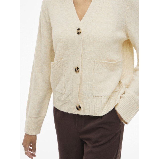 Vila Vimiraz v-neck ls knit cardiganpb ecru 4249.03.0008 large