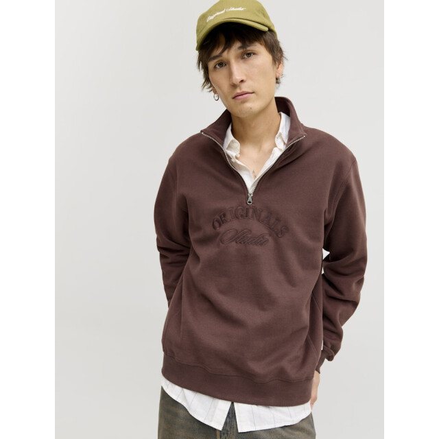 Jack & Jones Jorbleecker branding sweat high neck bf cognac 5209.75.0003 large