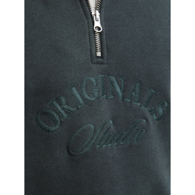 Jack & Jones Jorbleecker branding sweat high neck bf donker 5209.27.0048 large