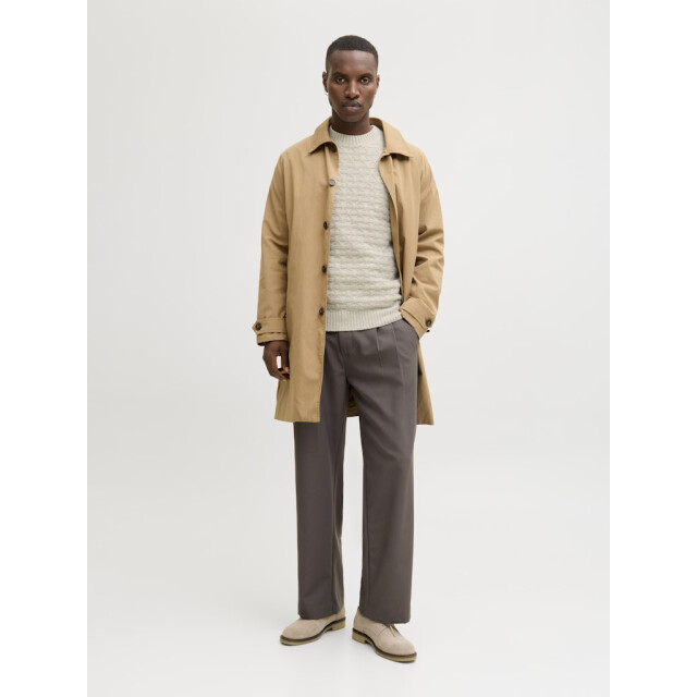 Jack & Jones Jprblasimon structure knit crew neck ln beige 5219.05.0004 large