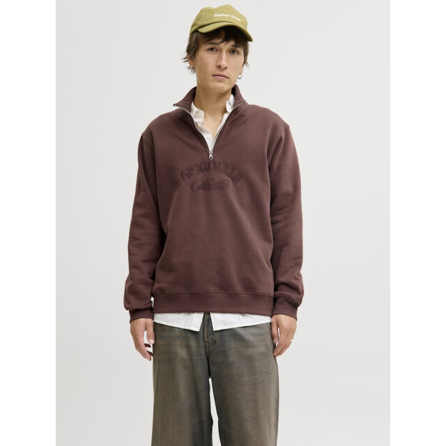 Jack & Jones Jorbleecker branding sweat high neck bf cognac 5209.75.0003 large