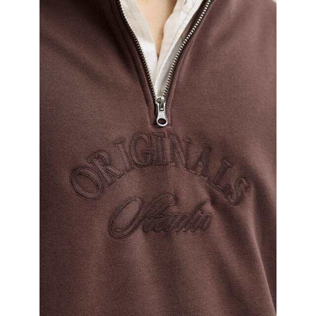 Jack & Jones Jorbleecker branding sweat high neck bf cognac 5209.75.0003 large