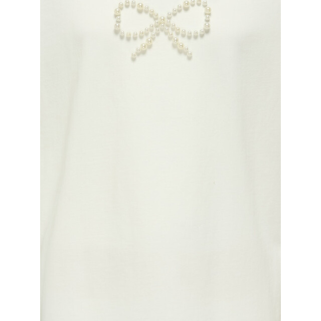 Only Kogkate life ss o-neck pearl top jrs off-white 2339.02.0027 large