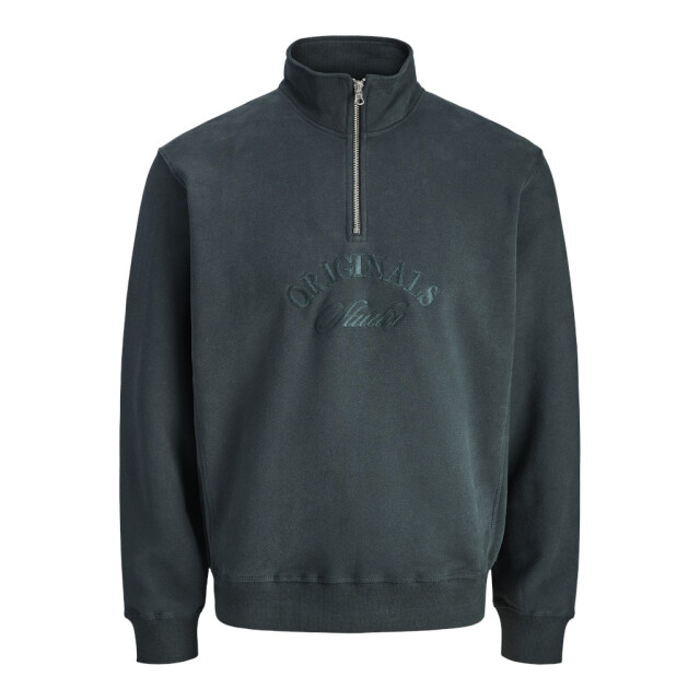 Jack & Jones Jorbleecker branding sweat high neck bf donker 5209.27.0048 large