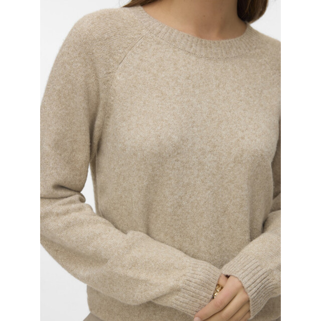 Vero Moda Vmdoffyshine ls o-neck blouse rep noos beige 4219.05.0132 large
