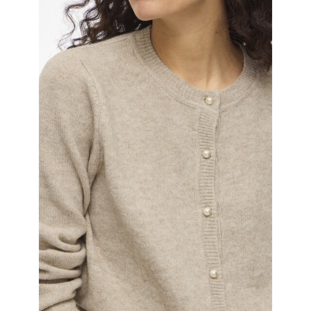 Vila Visalsa ls o-neck knit cardigantes zand 4249.04.0004 large