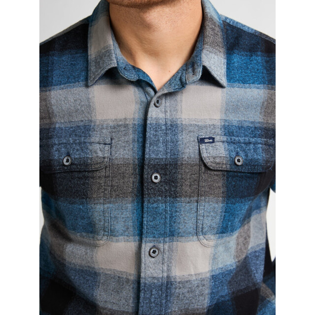 Petrol Industries Men shirt long sleeve check licht 5309.31.0022 large