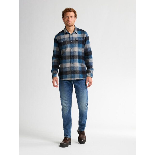 Petrol Industries Men shirt long sleeve check licht 5309.31.0022 large