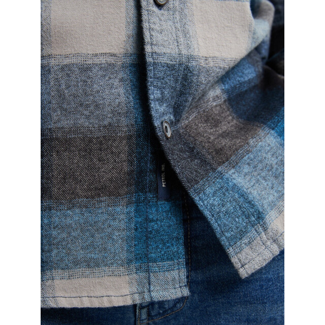Petrol Industries Men shirt long sleeve check licht 5309.31.0022 large