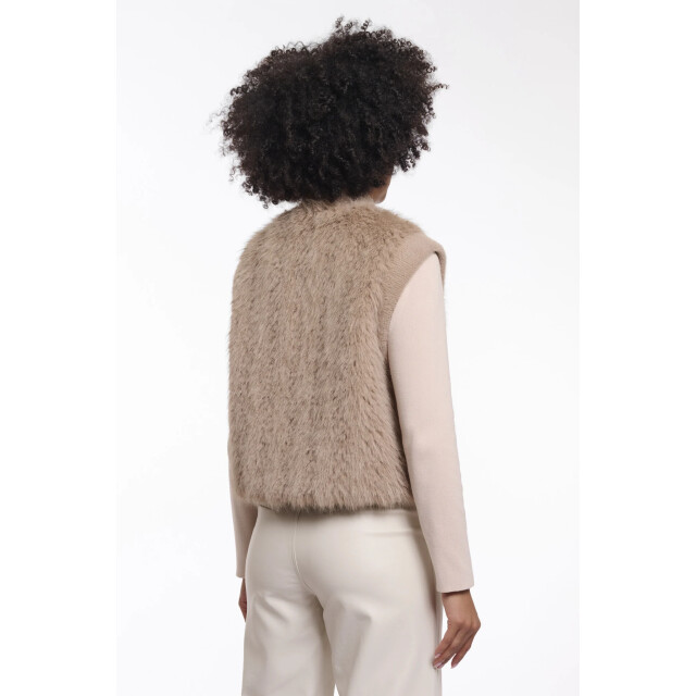 Rino & Pelle Alvita.7002514 waistcoat with hook & eye closure oat dessin Alvita.7002514 Oat dessin large