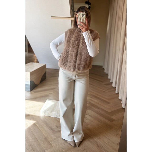 Rino & Pelle Alvita.7002514 waistcoat with hook & eye closure oat dessin Alvita.7002514 Oat dessin large