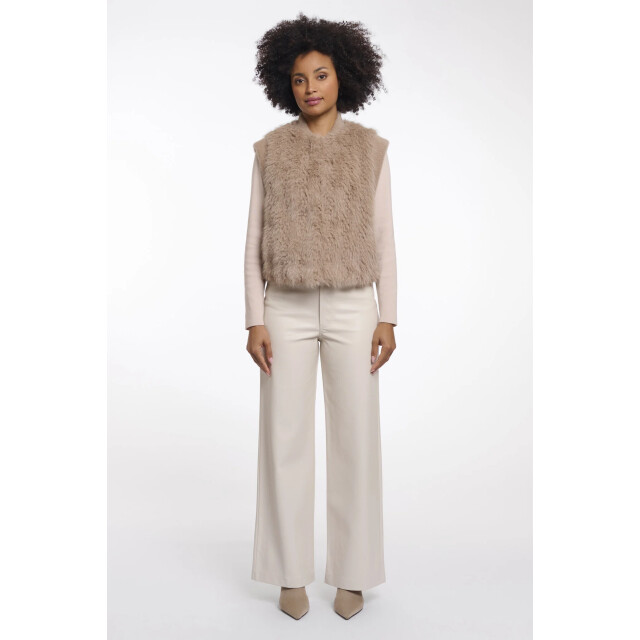 Rino & Pelle Alvita.7002514 waistcoat with hook & eye closure oat dessin Alvita.7002514 Oat dessin large