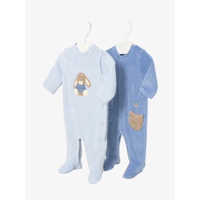 Mayoral Jongens boxpakjes 2 piece velour sky cloud 2-719-54 large
