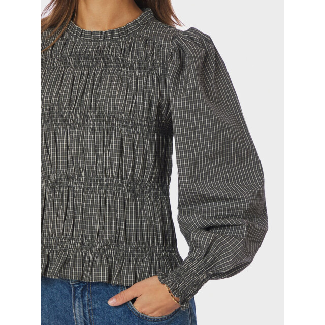 Neo Noir marcia check blouse 166893 132 antracite 06615.980.0009 large