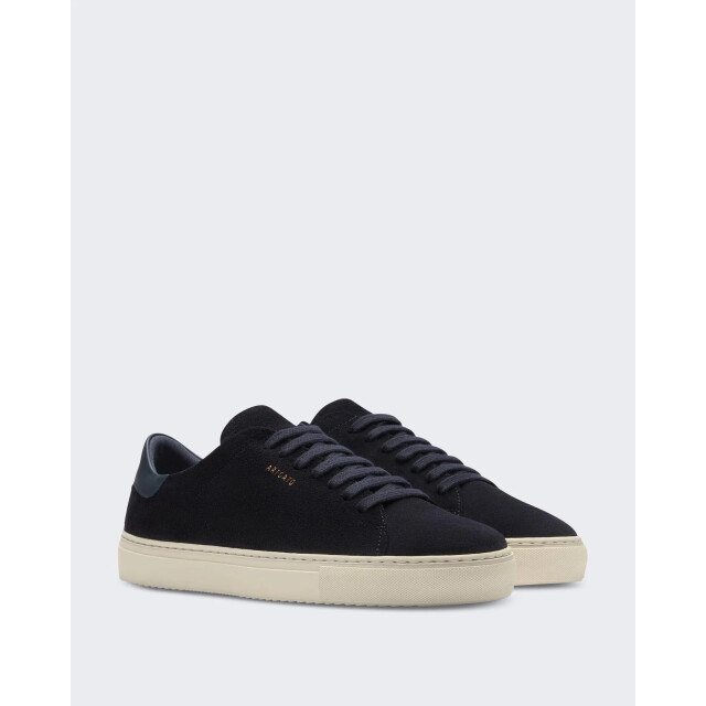 Axel Arigato Heren clean 90 suede sneaker F3974001-DARK BLUE/OFF WHITE large