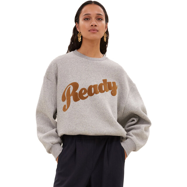 By-Bar Amsterdam Bibi ready sweater grey melee 25518917-825 large