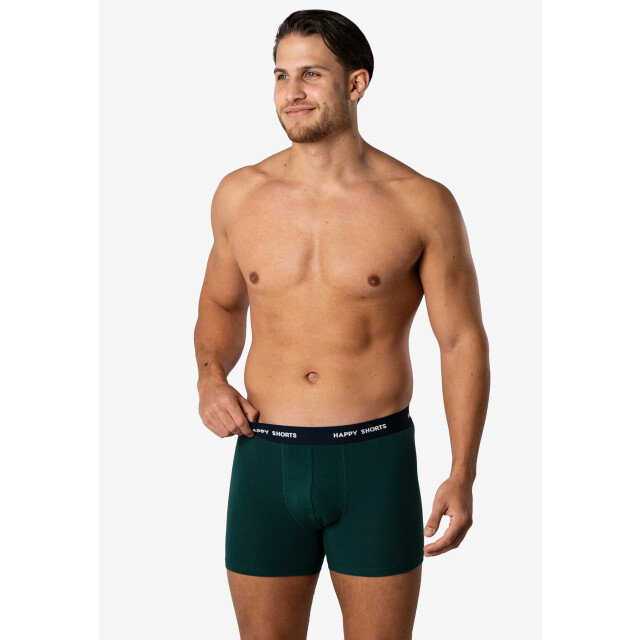 Happy Shorts Heren boxershorts kerst 2-pack donkerblauw/groen HS-J-1199 large