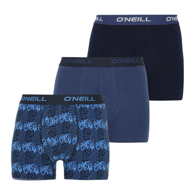 O'Neill O’neill boxershorts heren 3-pack – donker & licht – comfort fit – katoen stretch O’Neill Boxershorts Heren 3-Pack – Donkerblauw & Lichtblauw – Comfort Fit – Katoen Stretch large
