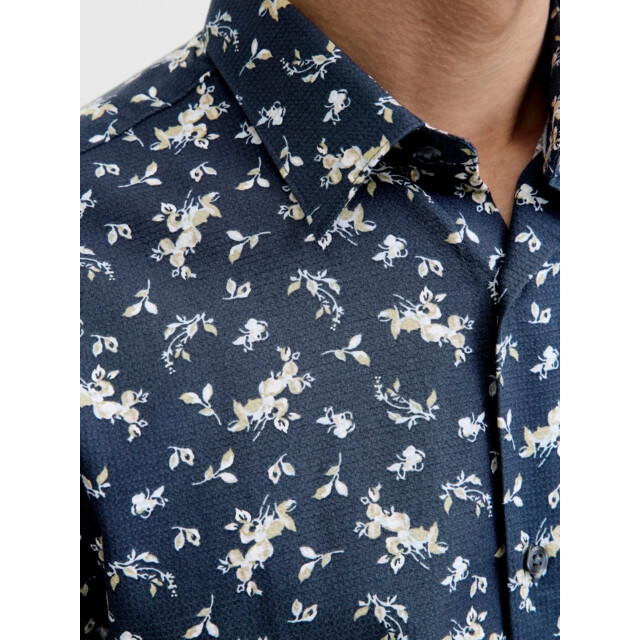 Jack & Jones Jprblayork print dobby l/s shirt 12286665 large