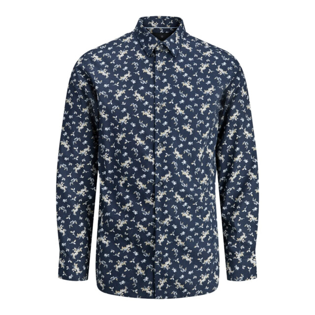 Jack & Jones Jprblayork print dobby l/s shirt 12286665 large