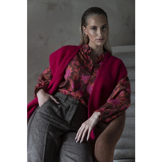 Geisha 54830-29 445 gilet hairy fuchsia 54830-29 445 large